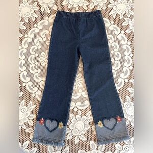 Buster Brown Vintage Kid’s Heart Jeans/Pants size 6x